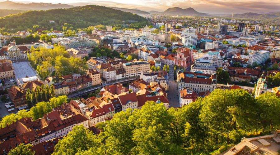 Die beliebtesten Fahrzeugoptionen am Flughafen Ljubljana